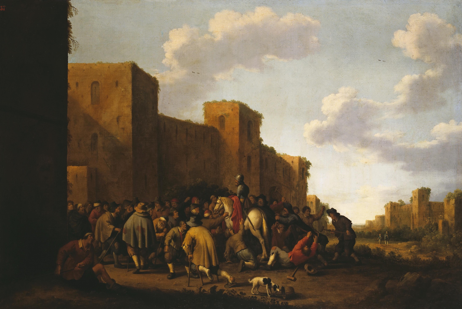 Святой Мартин у ворот Амьена. 1641. Государственный Эрмитаж