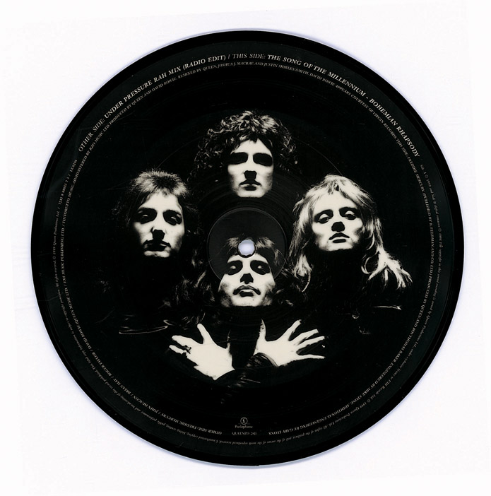 Британский 7" сингл, вид сзади