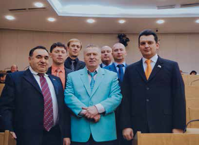 Василий Тарасюк, Алексей Чернышов, Максим Рохмистров, Владимир Жириновский, Сергей Абельцев, Игорь Лебедев, Андрей Броницын