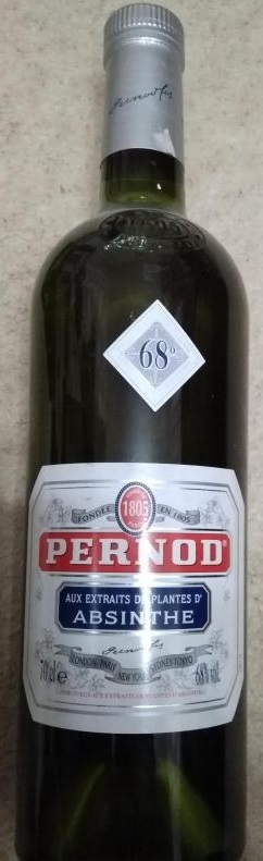 Absinthe в большом синем прямоугольнике