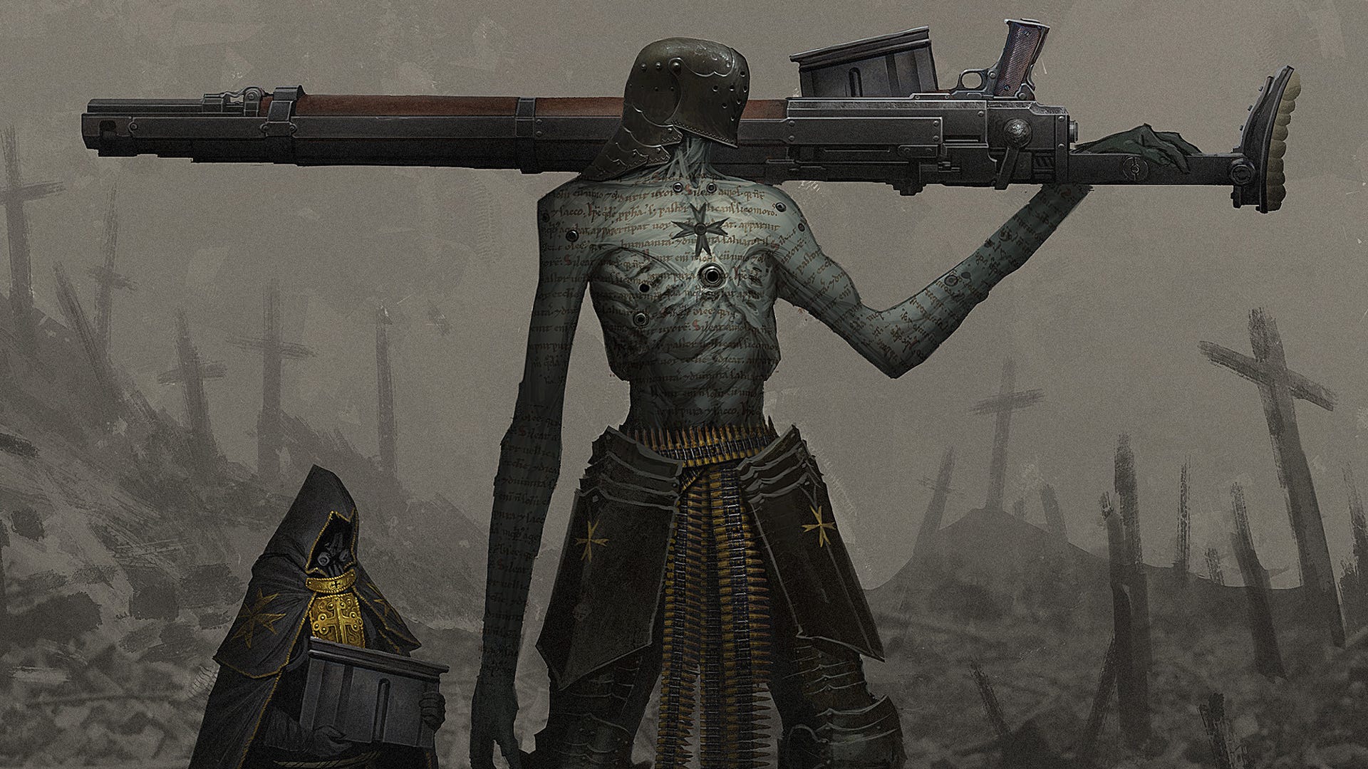 Наёмник с противотанковой винтовкой