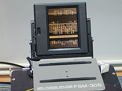 Отображение параметров результата сварки оптических волокон