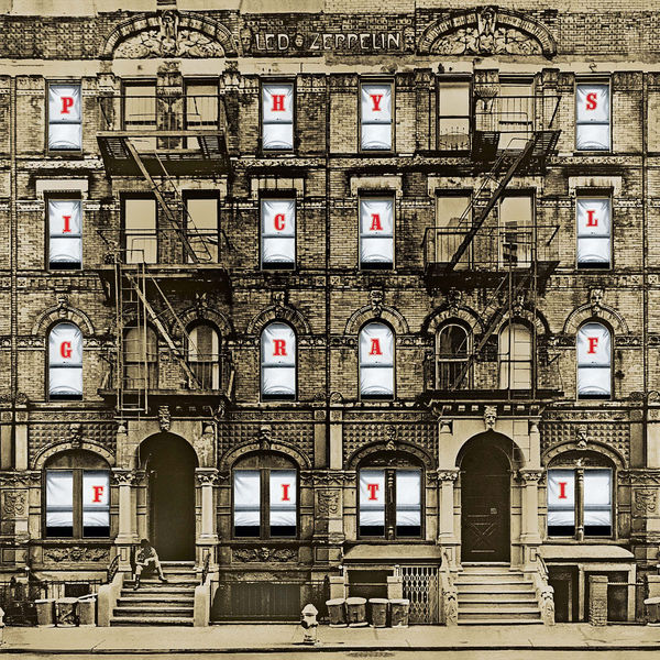 Обложка альбома «Physical Graffiti» (Led Zeppelin, 1975)