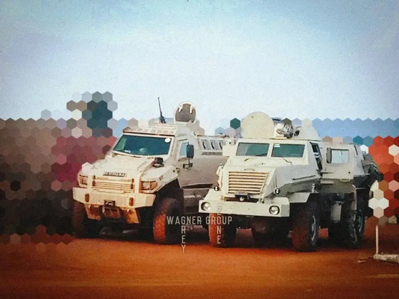 Бронеавтомобили «Чекан» использовались в ходе совместной операции ЧВК «Вагнер» и войск Мали в 2024 году