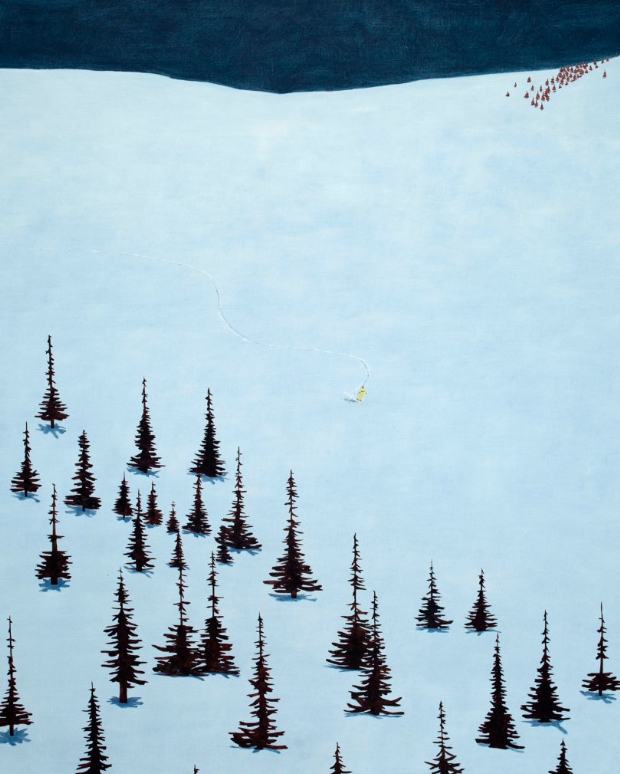 Baixada, 2019, холст, масло