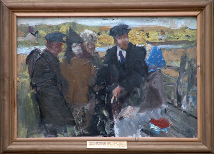 Кипарисов Петр Гаврилович. «Ленин с детьми. Эскиз к картине». 20 в. Чувашский государственный художественный музей.