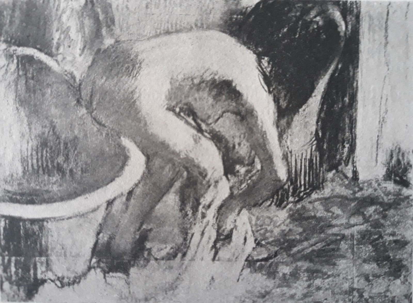 Après le bain. Femme s'essuyant les pieds 1100.jpg