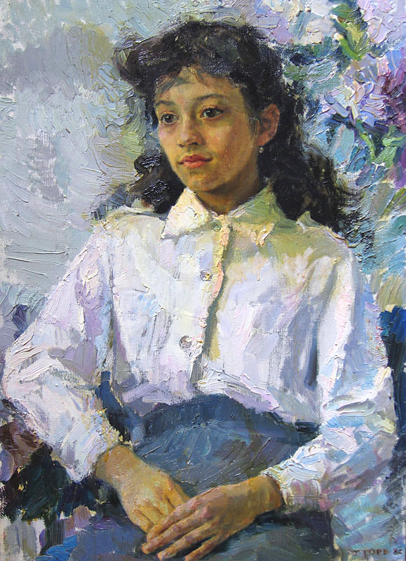 Т. Горб. Школьница. 1986