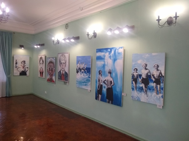 Файл:Выставка работ, Союз художников УР.jpg