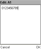 Редактирование содержимого ячейки.