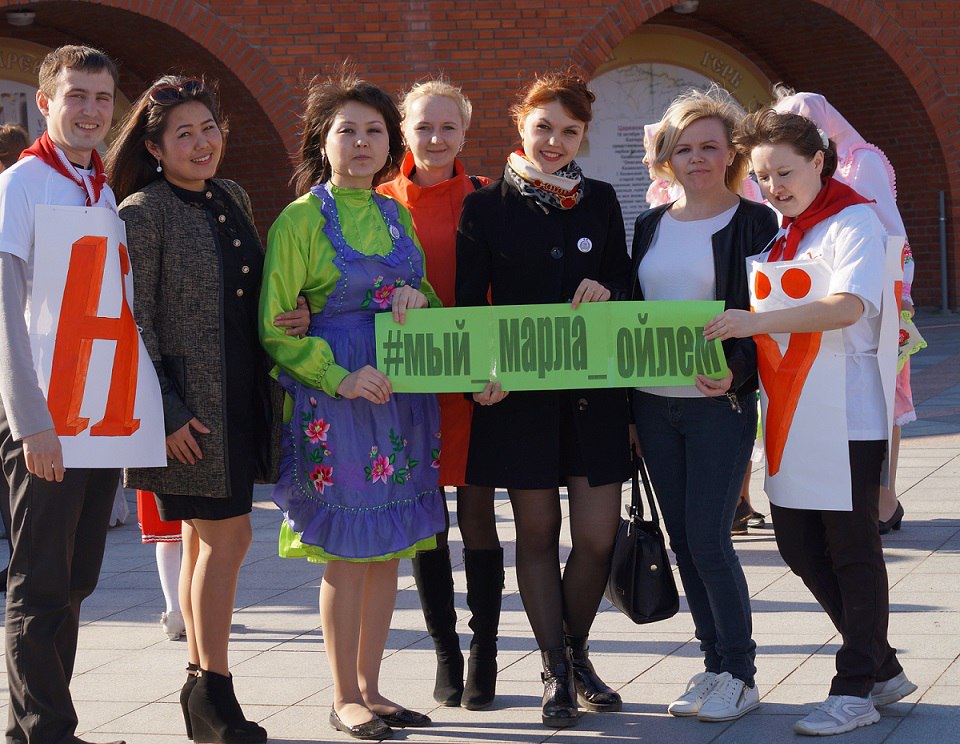 Акция «Мый марла ойлем!» («Я говорю по-марийски!»)