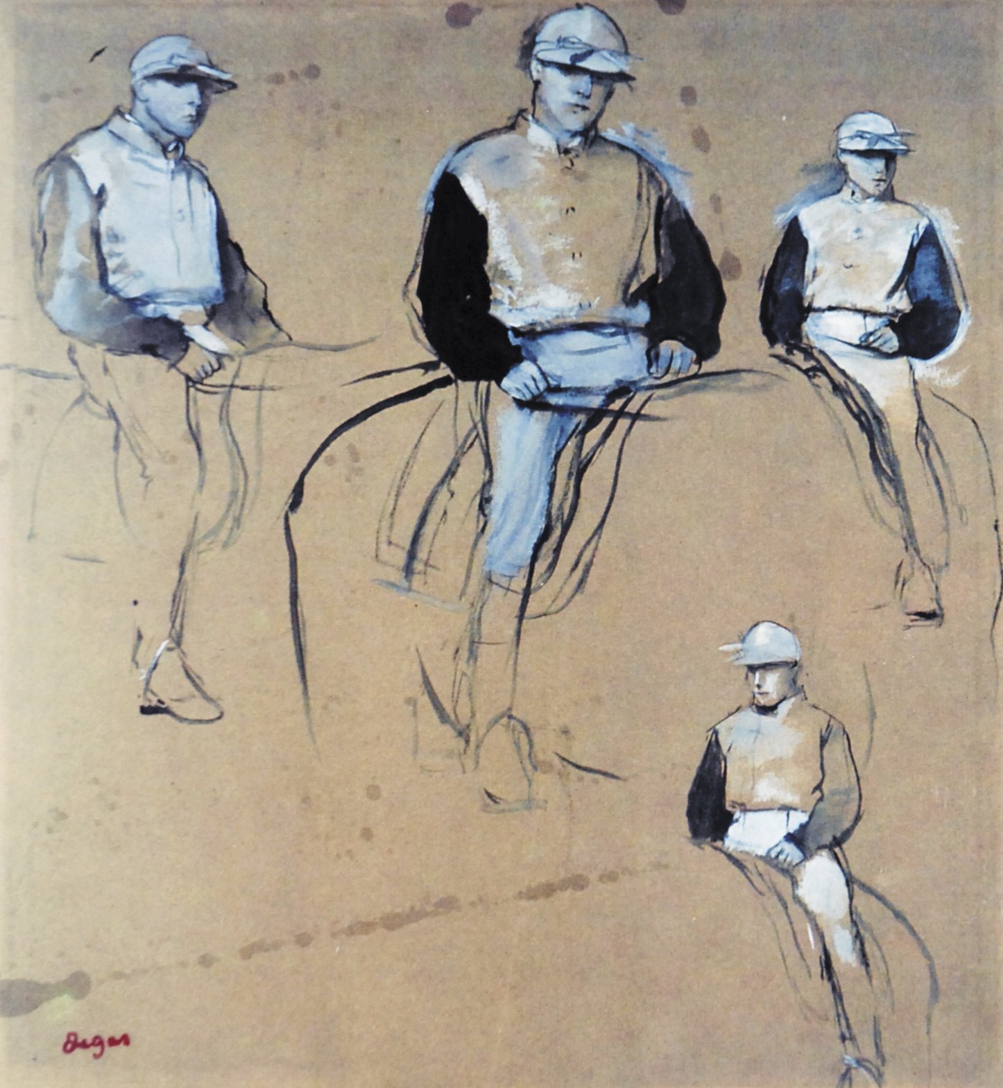 Degas - Stydies of Jockeys, 1866-1872.jpg