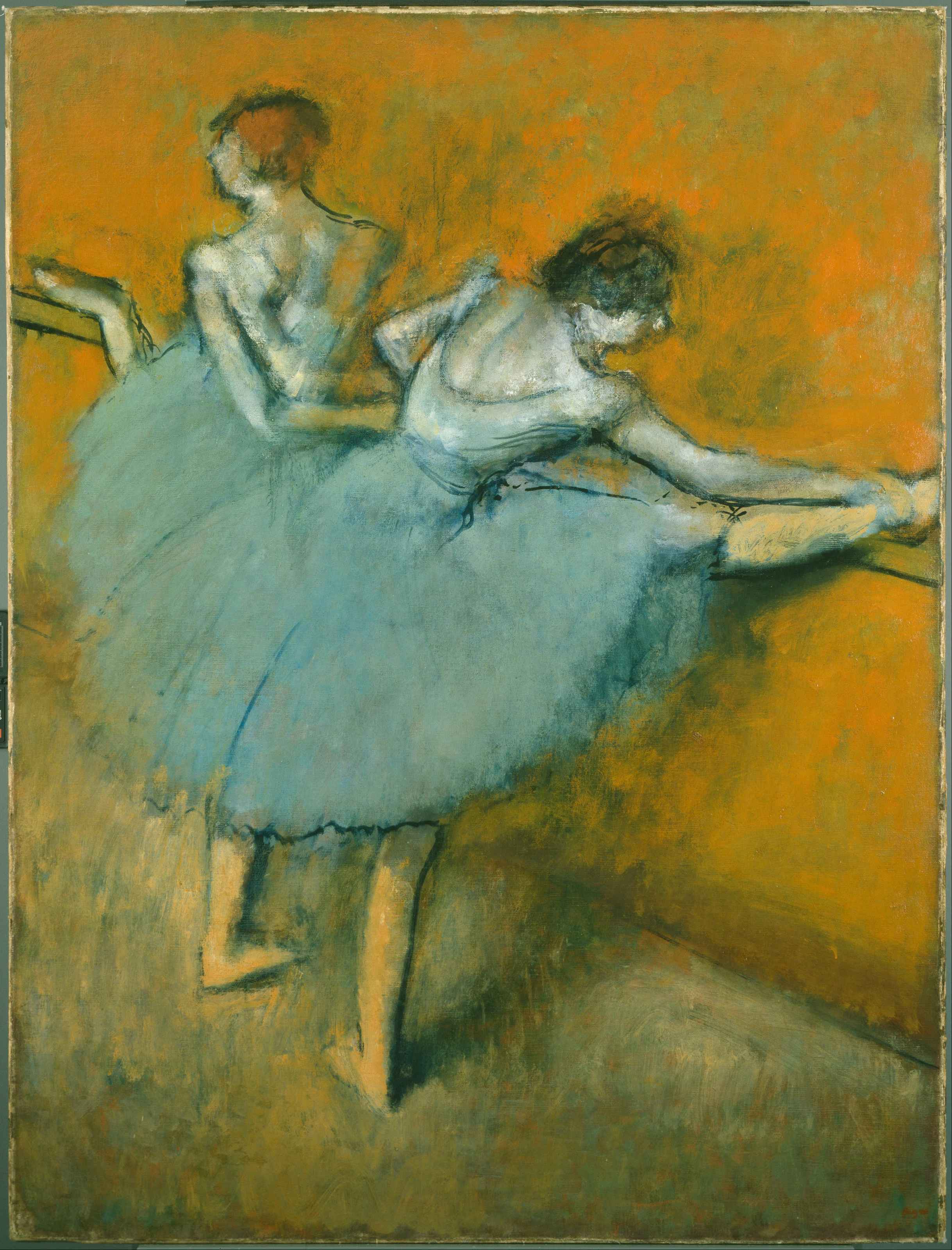Edgar Degas - Dancers at the Barre - Google Art Project.jpg
