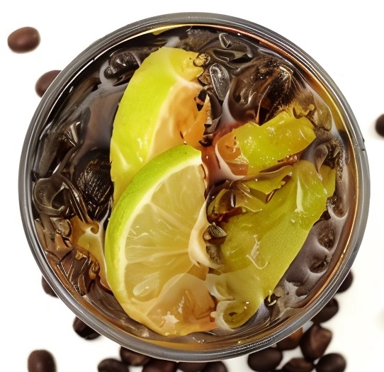 Файл:Кофейный коктейль с коньяком и ликером «Гранд Марнье».jpg