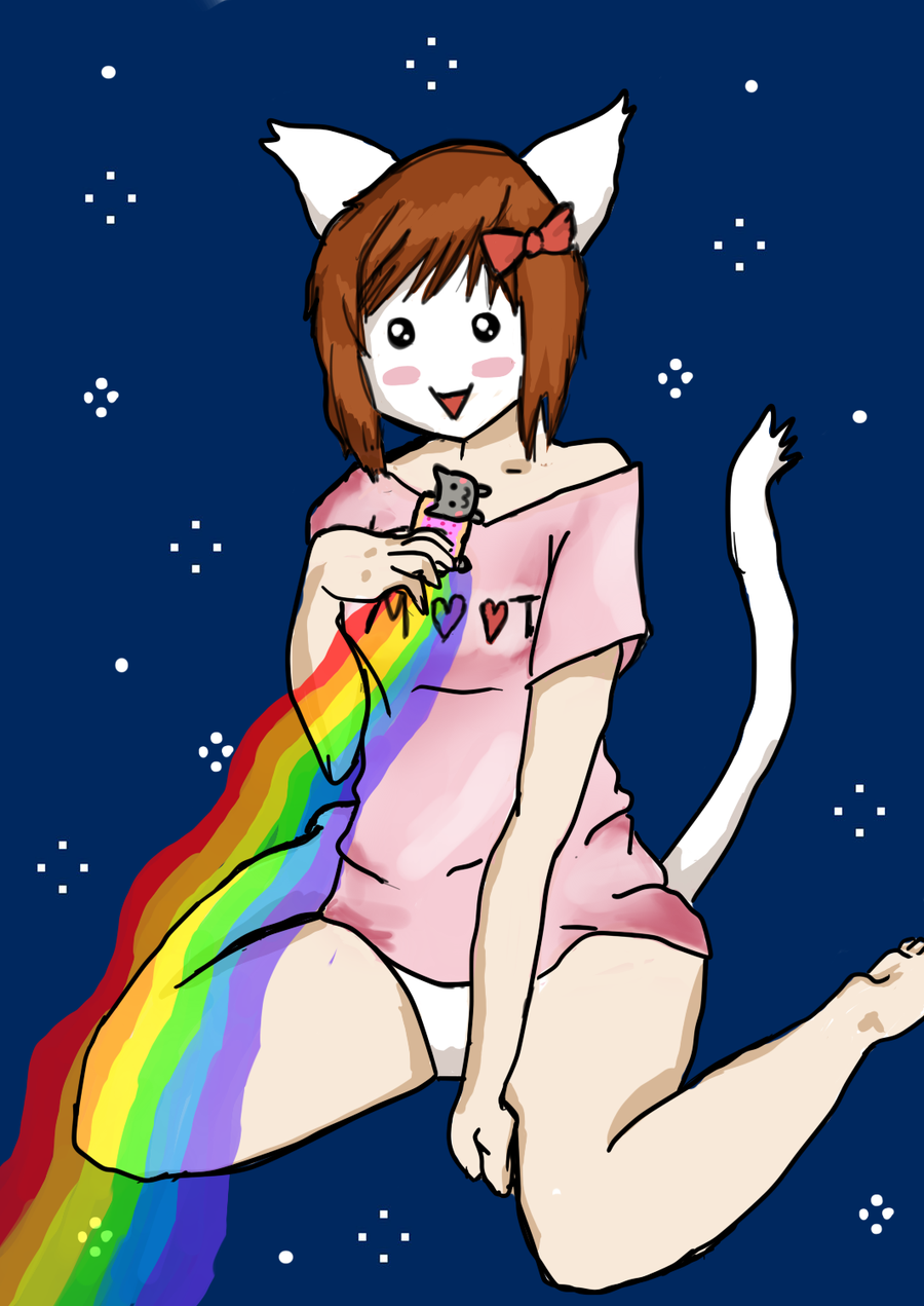 Мут-тан съедает Нян-кота