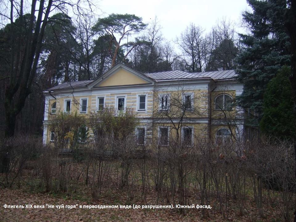 Флигель «Не чуй горя» до разрушения