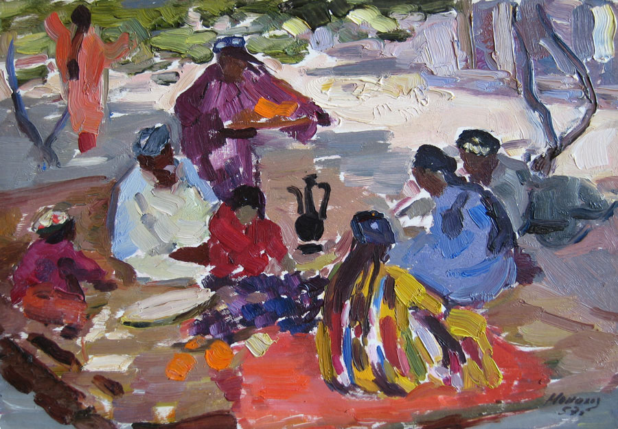 Монахова В. Ургут. Полдень. 1957