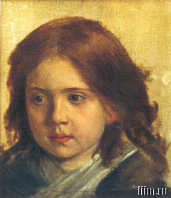 И. Н. Крамской. Портрет Сони Крамской, дочери художника. Начало 1870-х