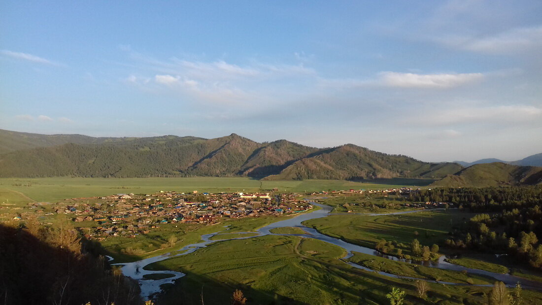 Село староверов Верх-Уймон на Алтае