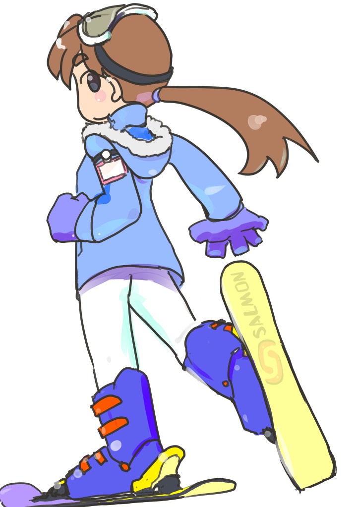 Снег ещё не выпал, но уже на снегоступах