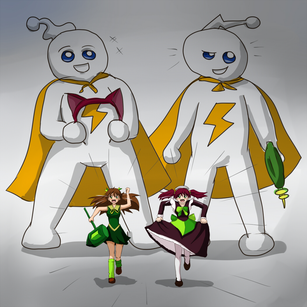 Двачеры на Ычане: Банхаммер-тян и Соус-тан убегают в страхе