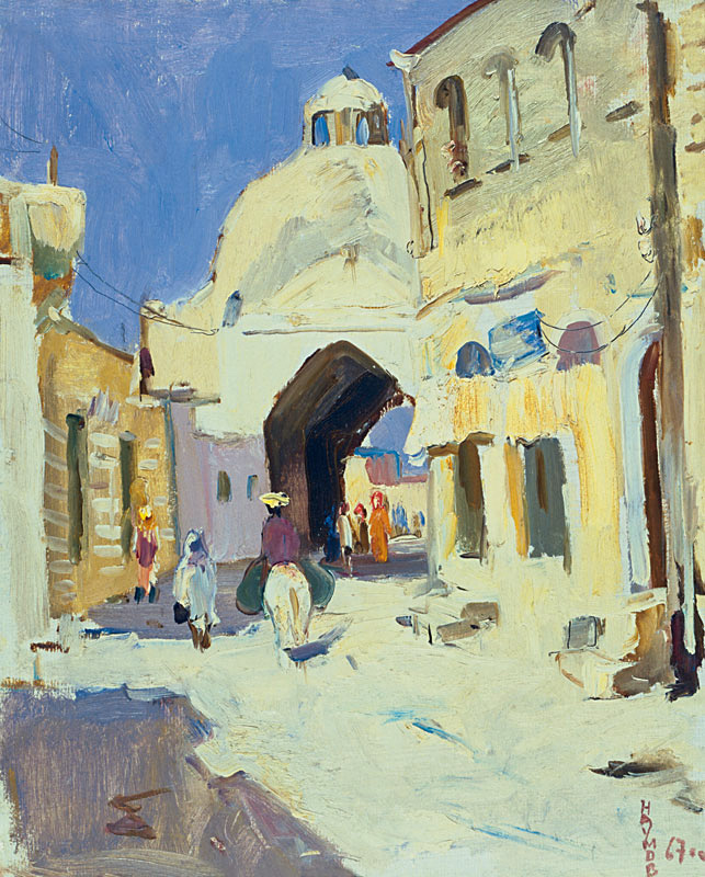 Наумов А. Самарканд. Улочка. 1967