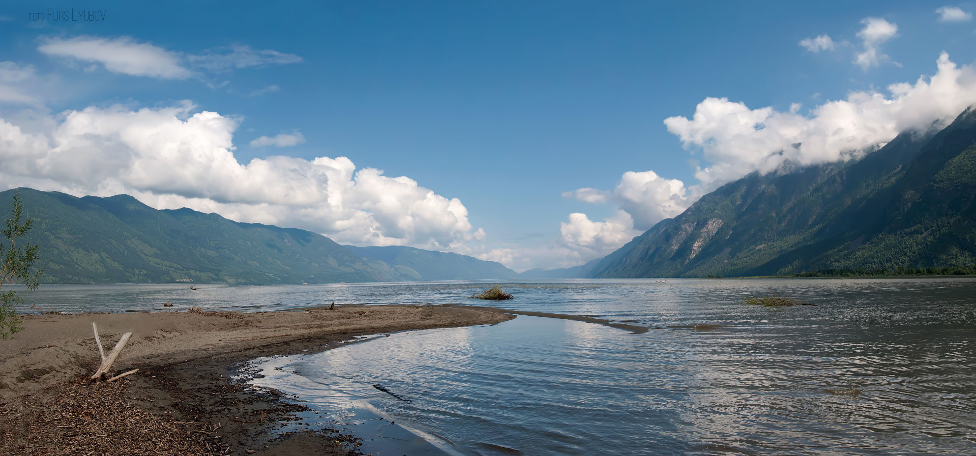 Мыс Кырсай — южная песчаная коса Телецкого озера