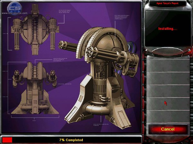 Во время установки