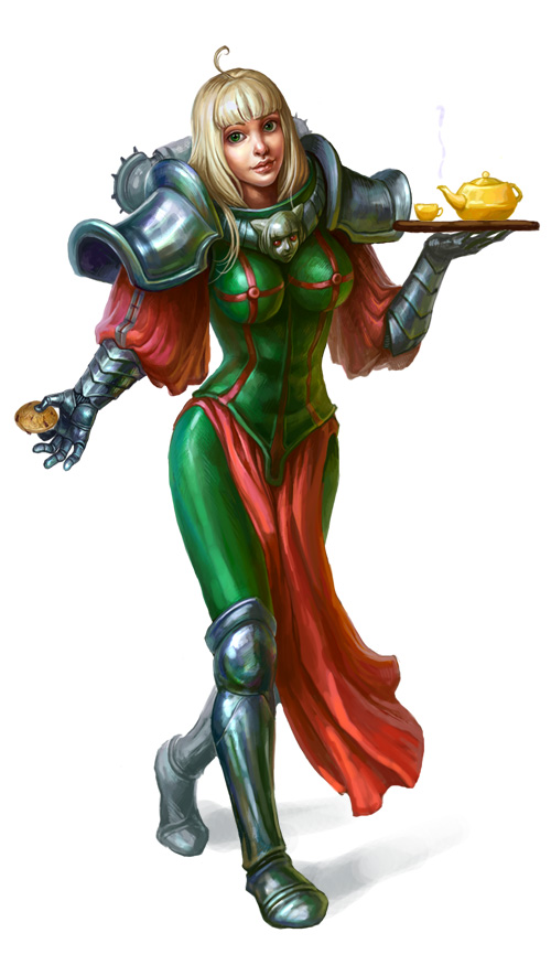 В доспехах и с чаем