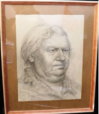 «Людмила Сергеевна», 1979 год. А. В. Дейневич, графический рисунок