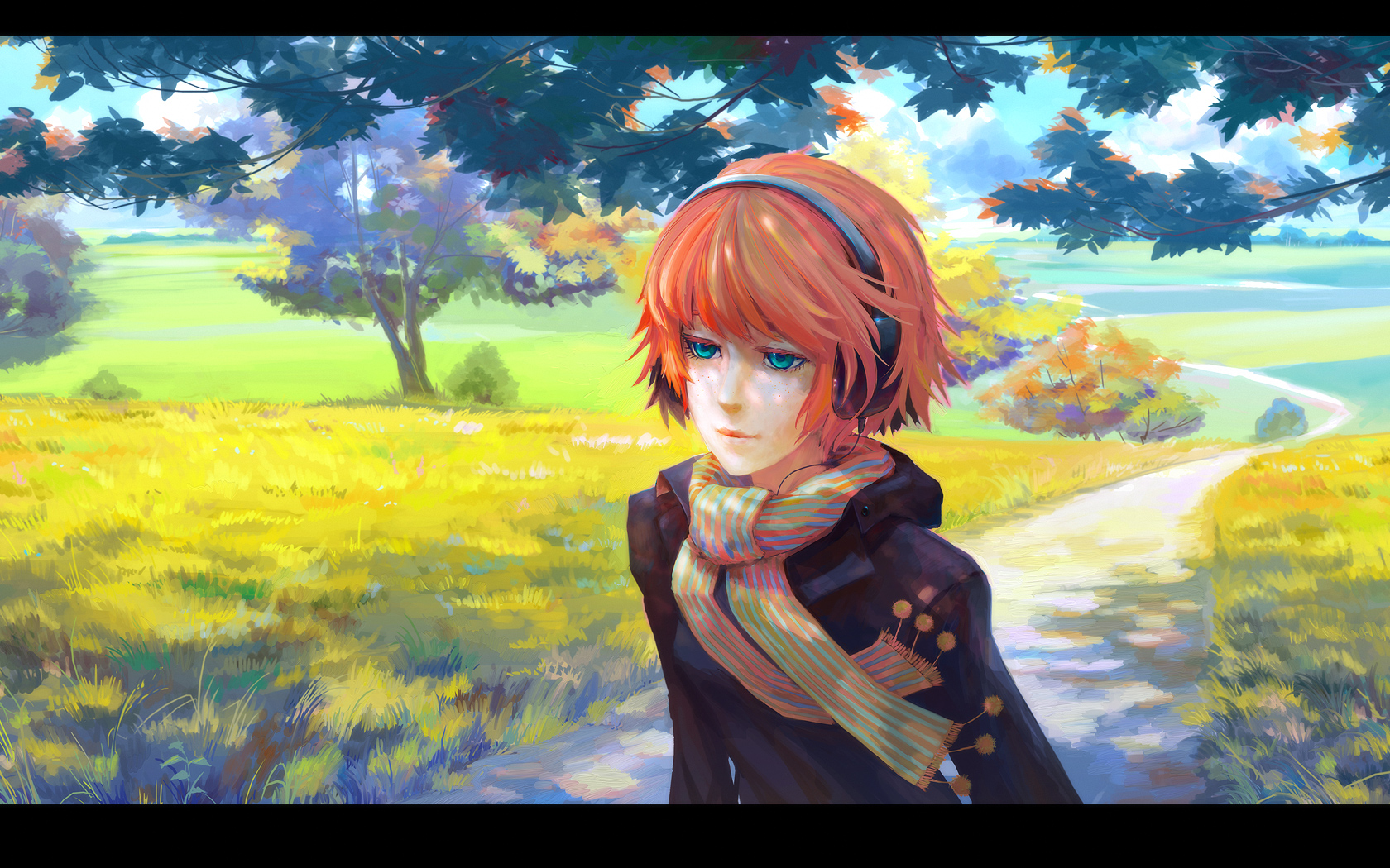 Обои с Момо-тян