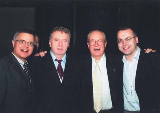 Европейские ультраправые: Харальд Ньюбауэр, Владимир Жириновский, Жан-Мари Ле Пен, Эрик Вебер