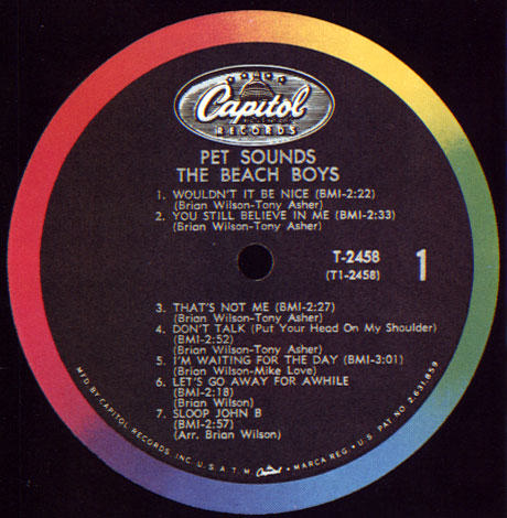 Первая сторона пластинки.