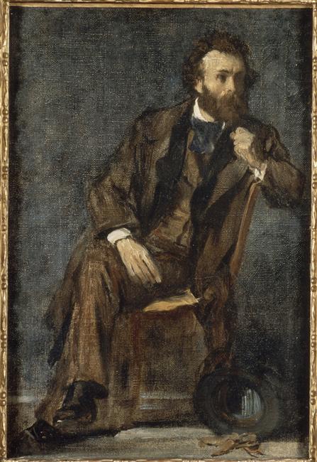 Degas - Portrait de Gustave Moreau, Vers 1860.jpg