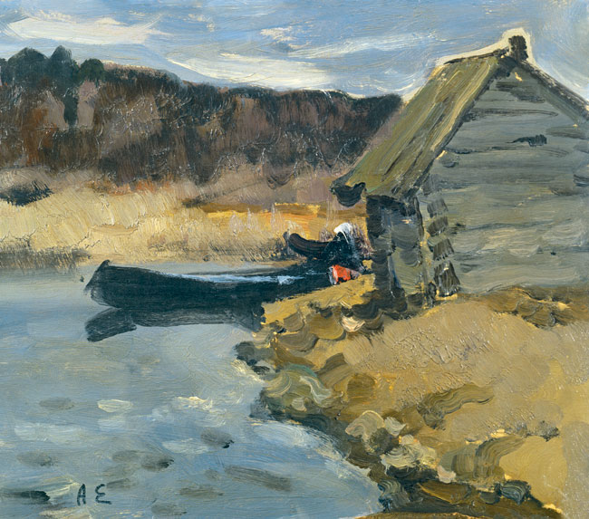 Ерёмин А. Старая банька, 1975