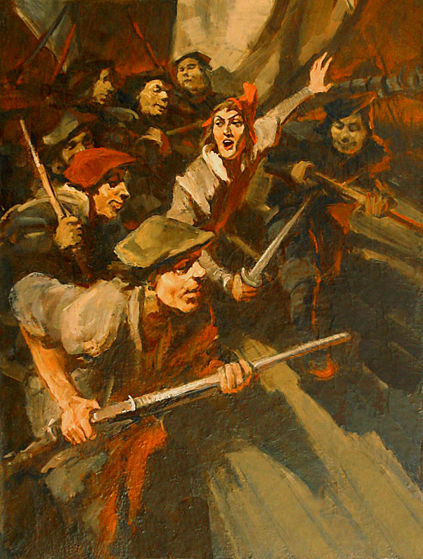 Л. Русов. Восставшая Фландрия. 1956