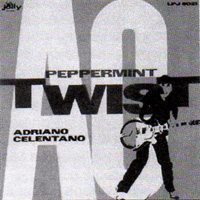 Обложка альбома «Peppermint twist» (Адриано Челентано, 1962)