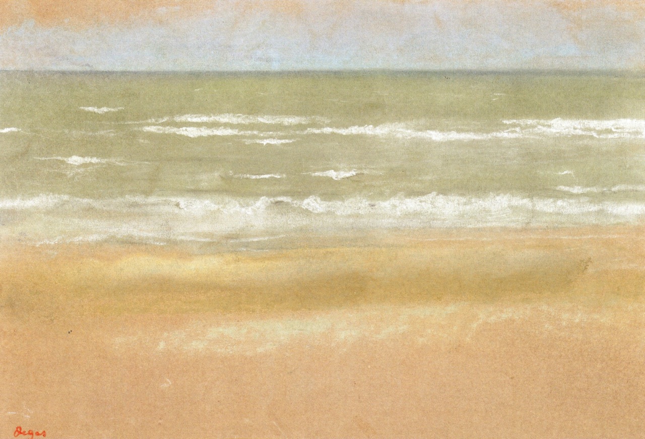 Degas - Beach at Low Tide, circa 1869.jpg