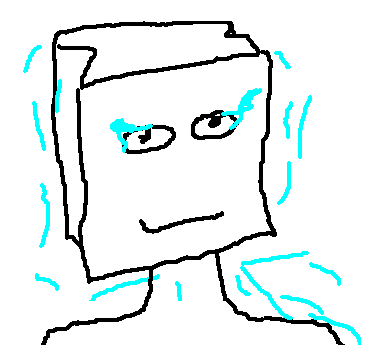 Первый рисунок Молния-куна