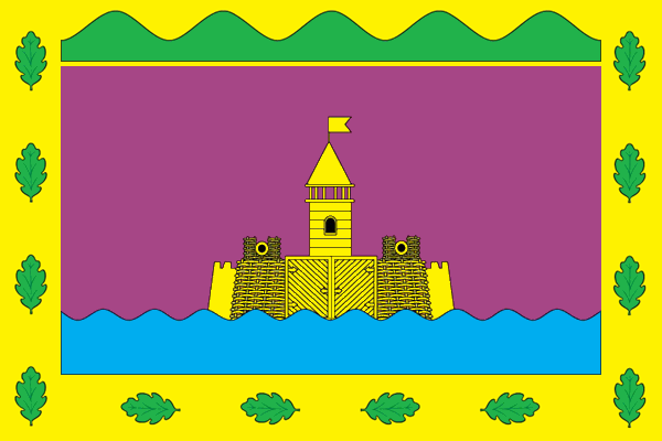 Флаг города Абинск