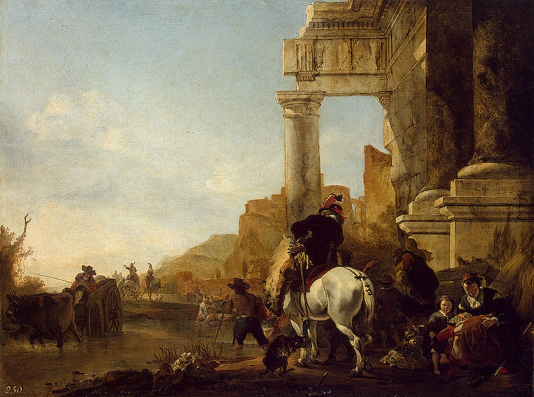 Файл:Jan Baptist Weenix - The River Crossing.jpg