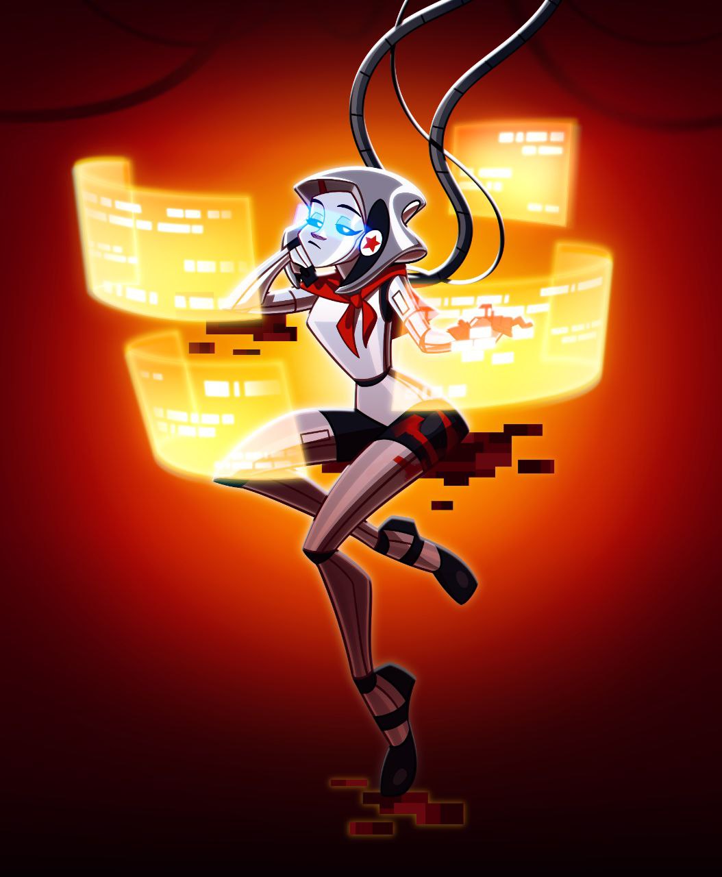 ИИ АСГУ в роботеле за экранами управления