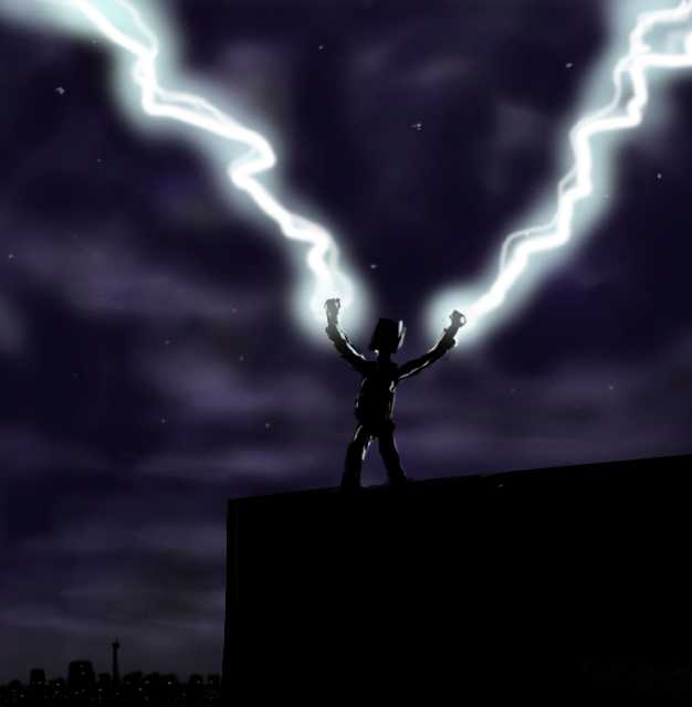 Среди буйства молний