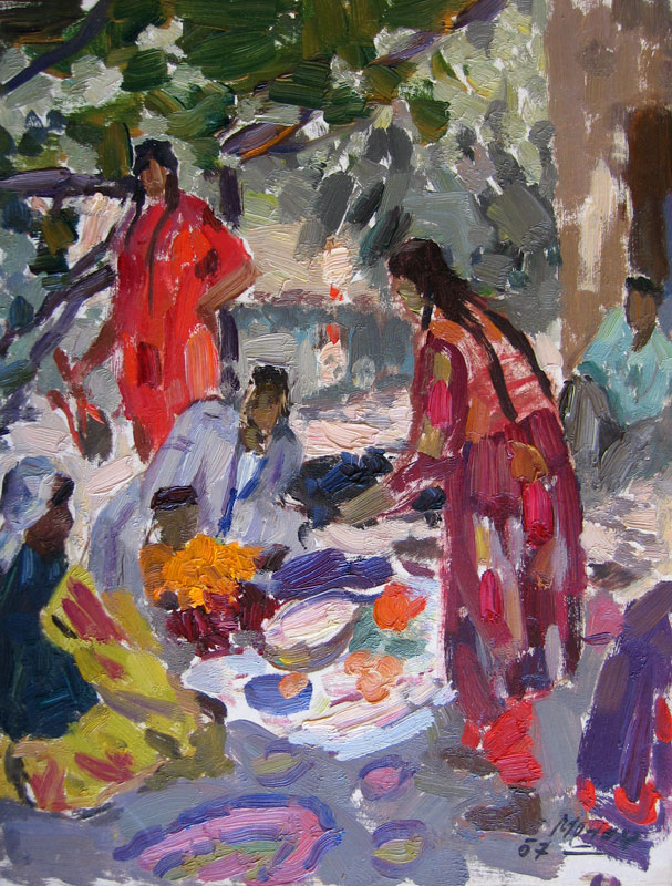 Монахова В. Самарканд. Отдых. 1957