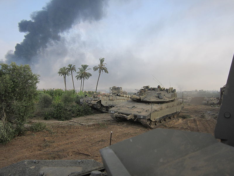Armoured Corps operate near the Gaza Border.jpg