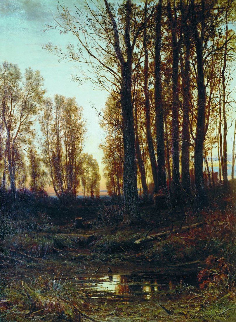 Сумерки. Заход солнца. 1874
