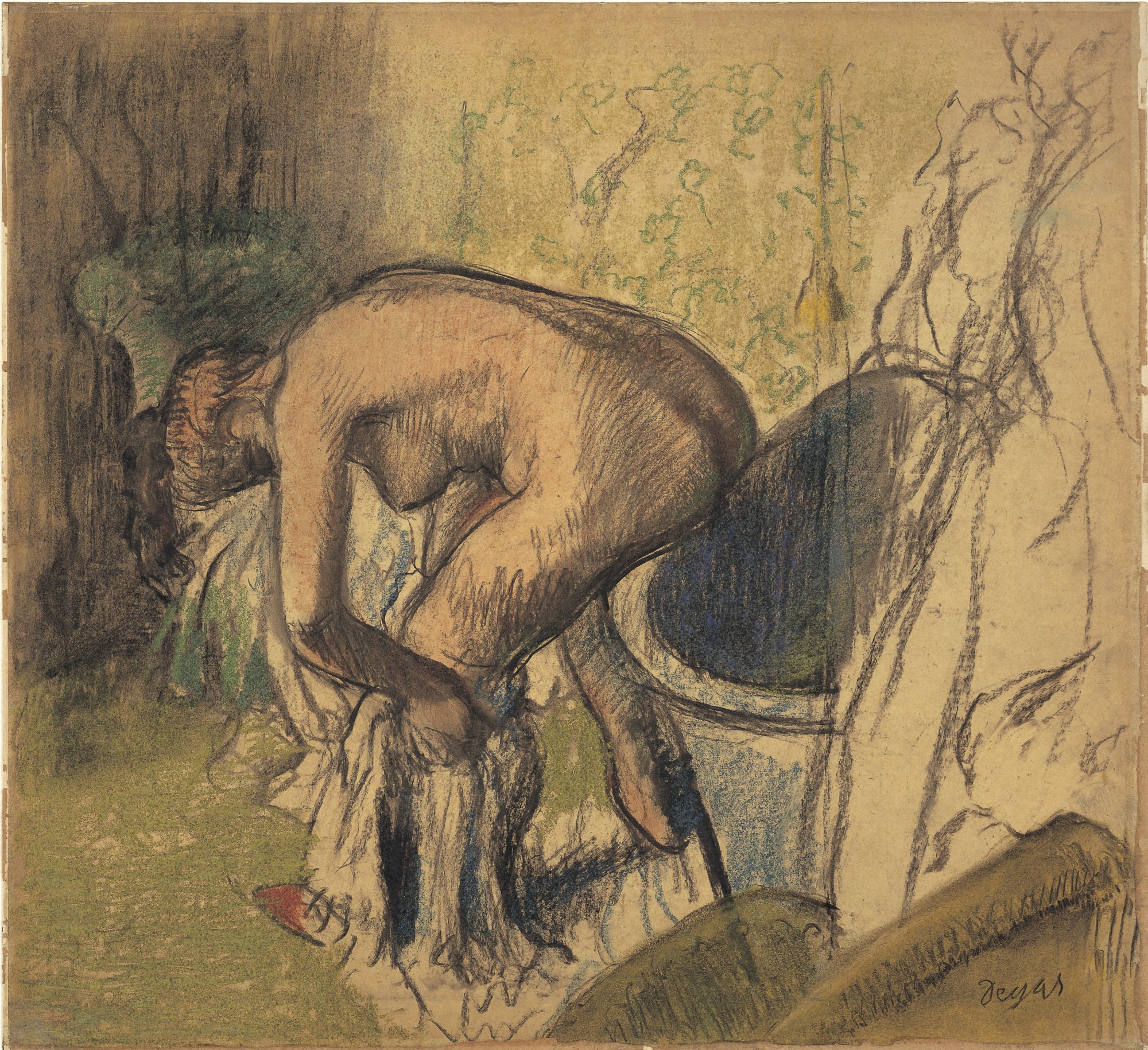 Woman Drying Herself after the Bath 1093.jpg