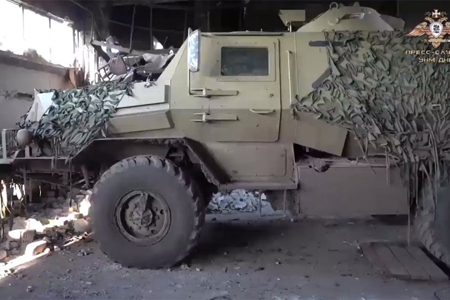 Бронеавтомобиль «Чекан» в зоне СВО (2022)
