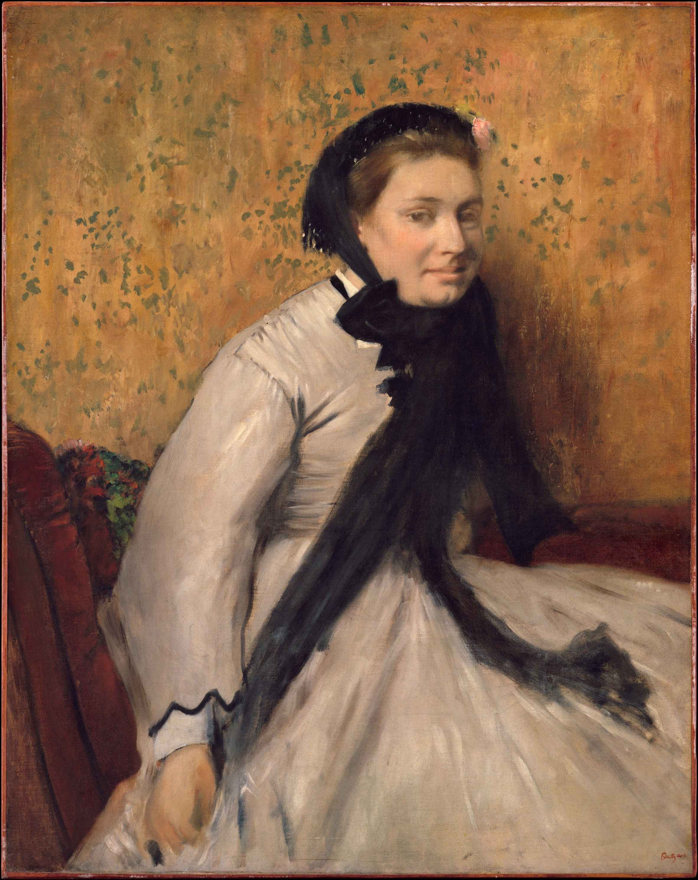 Edgar Degas, Portrait of a Woman in Gray.jpg