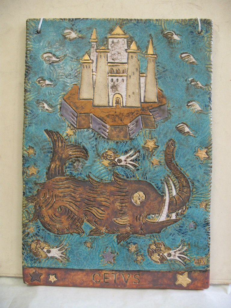 Кит, керамика, глазури, 2012 г.
